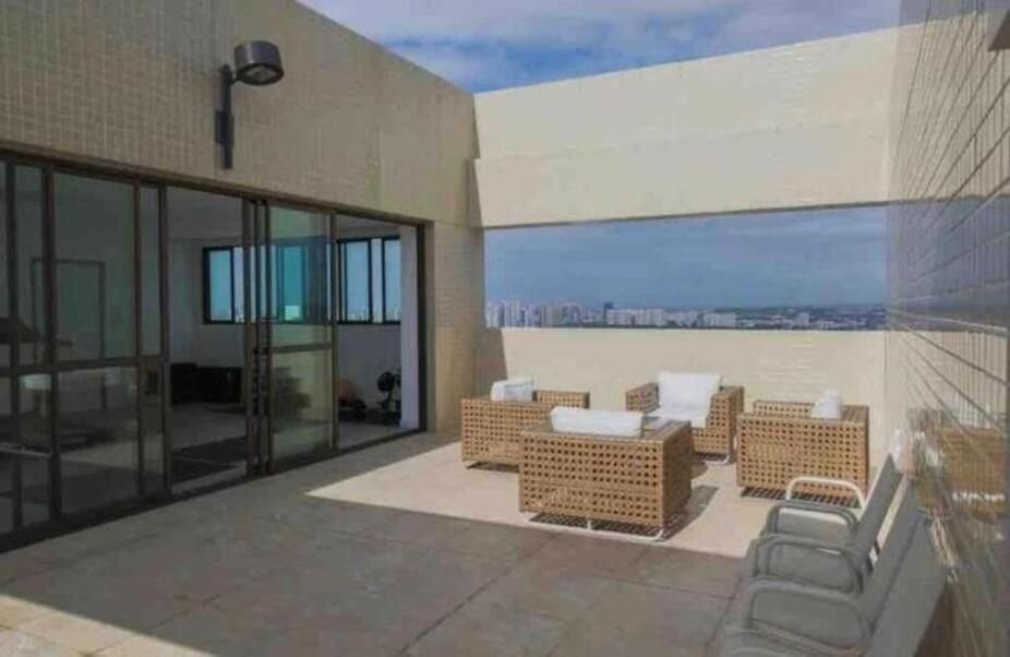 Flat Ao Lado Do Rio Mar No Edf Beach Class Excelsior Por Yolo Recife Luaran gambar